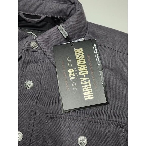 Harley-Davidson Men's 120TH Anniversary Operative Riding Shirt Jacket - Picture 10 of 11